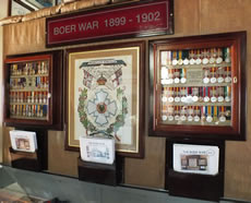 Boer War display Boer War display