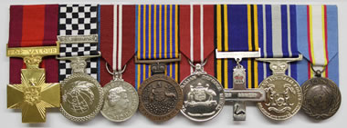 Medals awarded to Tim Britten