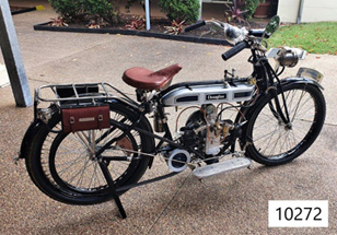 1914 Douglas motorbike