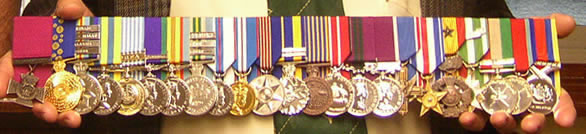 Keith Payne medals